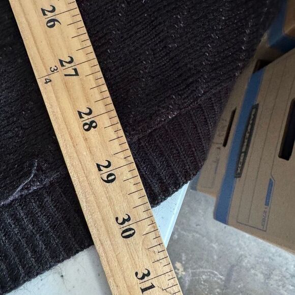 West Bay Classic Men’s Polo Sweater Size 2XL  Red/Grey Graphic Vintage - Picture 7 of 8